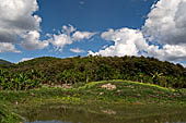 Landscape of the hill tribe area near Chiang Rai, Northern Thailand. 